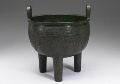 图片[3]-Ding cauldron with inscription “Zi x x”, late Shang dynasty, c. 13th-11th century BCE-China Archive